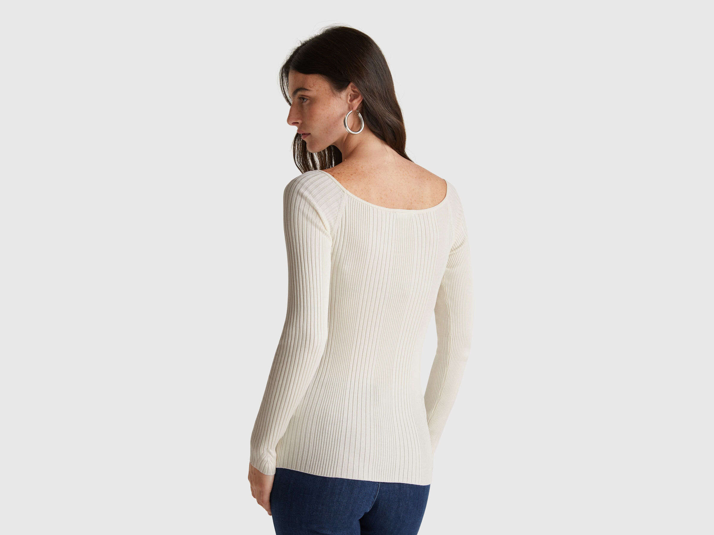 BOAT-NECK SWEAT.L/S Women image number 2